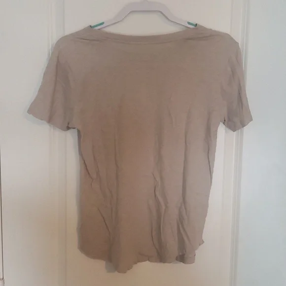 White Crow Plain Tan Tee-Shirt S - Picture 2 of 3
